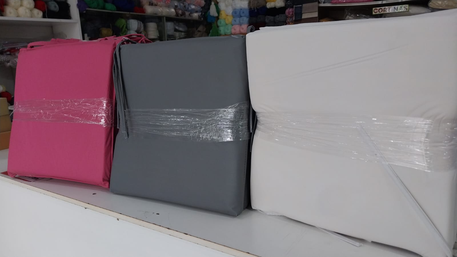 Almohadones para silla de Cuerina Lisa